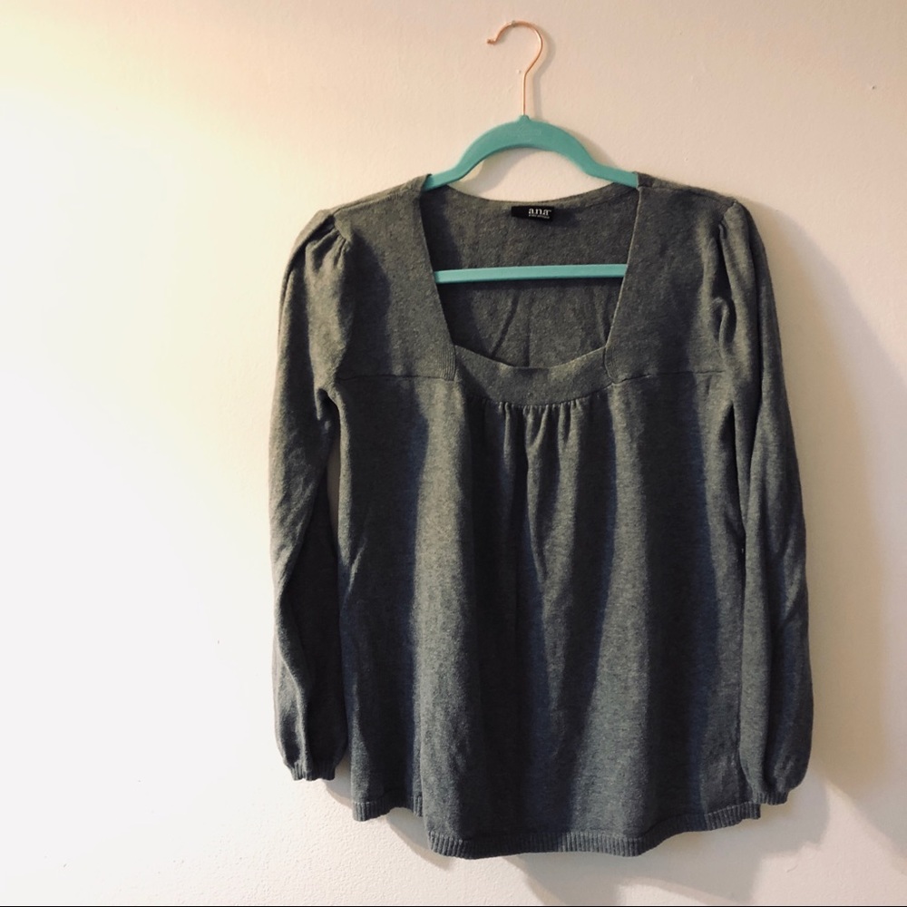 Ana Grey 3/4 Sleeve Sweater